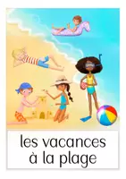 Vista previa - Decoración del aula - l'été (el verano) français tarjetas con vocabulario / imágenes Francés - página 3