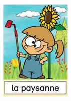 Vista previa - Decoración del aula - á la ferme français tarjetas con imágenes Francés (en el campo / animales) - página 2
