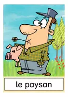 Vista previa - Decoración del aula - á la ferme français tarjetas con imágenes Francés (en el campo / animales) - página 3