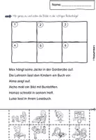 Vorschau - Arbeitsblätter - Verben Arbeitsblätter Vorschule - Seite 1