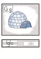 Vorschau - Präsentationen/Tafelbilder - Buchstabe G - Bild- und Wortkarten - Buchstabeneinführung DaZ / Deutsch - Seite 2