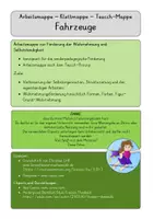 Vorschau - Fördermaterial/Inklusion - Klettmappe Teacch Arbeitsmappe Fahrzeuge - Seite 1