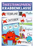 Vorschau - Präsentationen/Tafelbilder - Tagestransparenz - Krabbenklasse - Deckblatt