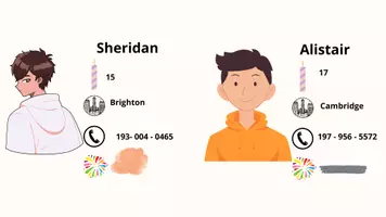 Aperçu - Cartes d'exercices - Flashcards pour se présenter en anglais - Page 3
