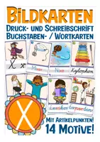 Aperçu - Apprentissages en autonomie - Bildkarten Deutsch Buchstaben / Wortschatz (Allemand) Bundle - Page 1