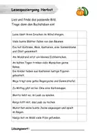 Vorschau - Arbeitsblätter - Lesespaziergang Herbst - 2. Klasse - Seite 3