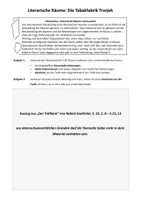 Vorschau - Arbeitsblätter - Literarische Räume: Die Tabaktrafik Trsnjek - Deckblatt
