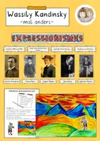 Vorschau - Unterrichtsreihen - Kunsteinheit: Kandinsky mal anders, Unterwegs im Expressionismus - Deckblatt