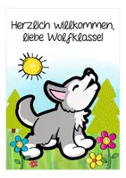 Vorschau - Mal- und Bastelvorlagen - Klassentier Wolf Schulanfang Materialpaket Wolfklasse - Seite 3