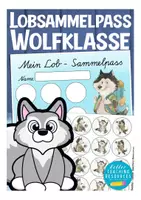 Vorschau - Anderer Materialtyp - Klassentier Wolf Wolfklasse Lobkärtchen Sammelpass - Deckblatt