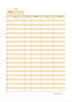 Vorschau - Lehrpläne/Lehrermaterial - Klassenliste, Stundenplan, Gesprächs- und Notenliste - Seite 1