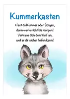 Vorschau - Arbeitsblätter - Kummerkasten Wolfklasse / Sorgenbox Klassentier Wolf - Seite 3