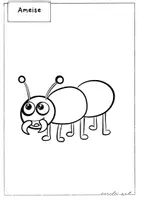 Vorschau - Mal- und Bastelvorlagen - Insekten Ausmalbilder (Comic Stil) - Seite 2