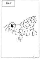 Vorschau - Mal- und Bastelvorlagen - Insekten Ausmalbilder (Comic Stil) - Seite 3