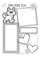 Vorschau - Arbeitsblätter - Das bin ich - Arbeitsblätter Wolfklasse Grundschule Klassentier Wolf - Seite 3