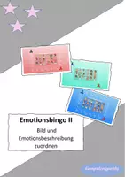 Vorschau - Spiele - Emotionsbingo (Wort und Bild zuordnen) - Deckblatt