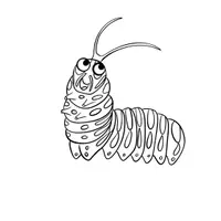 Vorschau - Mal- und Bastelvorlagen - Insekten Cliparts Outline (Comicstil) - Seite 3