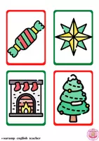Vista previa - Juegos / Gamificación - CHRISTMAS FLASHCARDS - página 3