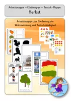 Vorschau - Unterrichtsreihen - Materialpaket Herbst in der sonderpädagogischen Förderung Förderschule Inklusion Vorschule - Seite 1