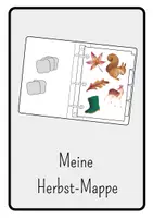Vorschau - Fördermaterial/Inklusion - Herbst Klettmappe Teacch Arbeitsmappe - Seite 3