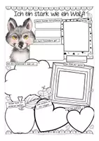 Vorschau - Arbeitsblätter - Meine Stärken - Arbeitsblätter Grundschule Wolf Wolfklasse - Seite 1