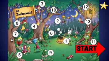 Vorschau - Arbeitsblätter - Interaktive Lesespurgeschichte Zauberwald - Seite 3