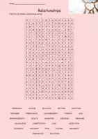 Vorschau - Arbeitsblätter - Relationships (Suchsel) - Seite 1