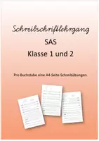Vorschau - Arbeitsblätter - Schreiblehrgang Schulausgangsschrift SAS Übungen Klasse 2 - Deckblatt