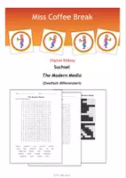 Vorschau - Arbeitsblätter - The Modern Media - Suchsel (FREEBIE) - Deckblatt