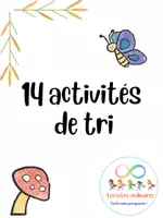 Aperçu - Feuilles d'exercices - 14 activités de tri (éducation spécialisée) - Page de couverture