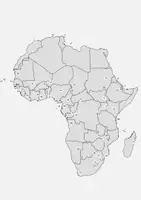 Aperçu - Fiches - Carte muette des capitales d'Afrique - Page de couverture