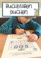 Vorschau - Arbeitsblätter - Buchstaben suchen - Arbeitsblätter - Deckblatt