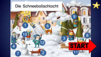 Vorschau - Arbeitsblätter - Interaktive Lesespurgeschichte Winter - Seite 3