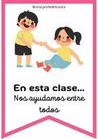Vista previa - Decoración del aula - Cartelería nuevo curso - Normas de clase - página 1