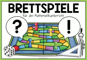 Vorschau - Anderer Materialtyp - MATHE-BRETTSPIELE (Deckblatt, Inhaltsverzeichnis, Ordnerbeschriftung) - Seite 1