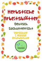 Vorschau - Arbeitsblätter - Herbstliche Arbeitsblätter - Deckblatt