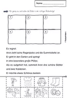 Vorschau - Arbeitsblätter - Herbstliche Arbeitsblätter - Seite 1