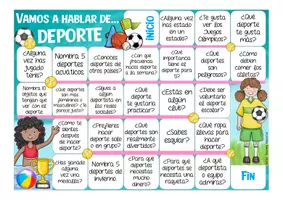 Vista previa - Juegos / Gamificación - Vamos a hablar: deporte juego Español - página 1