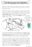 Vorschau - Arbeitsblätter - Bewegungen der Erdplatten (2.) (Plattentektonik) - Seite 3