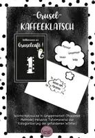 Vorschau - Arbeitsblätter - Kaffeeklatsch Wortschatzarbeit Gruselgeschichte (Placemat) - Deckblatt