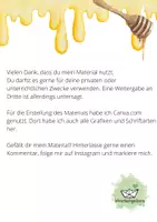 Vorschau - Poster - Geburtstagkalender Bienen - Seite 1