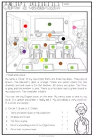 Vista previa - Hojas de trabajo - IN THE CLASSROOM - Reading Comprehension - página 3