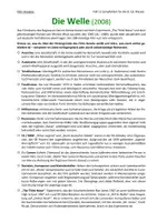 Vorschau - Arbeitsblätter - Filmanalyse - Die Welle (2008) - ein Kinoklassiker, ... - Seite 1