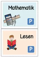 Vorschau - Poster - Hausaufgaben - Parkplatz I Schilder für die Ablage - Seite 3