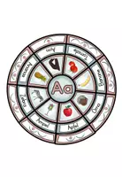 Vorschau - Bildkarten - Materialpaket Legekreise A-Z für den Buchstabenlehrgang- Buchstabeneinführung DaZ / Deutsch - Seite 2
