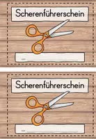 Vorschau - Arbeitsblätter - Scherenführerschein - Arbeitsheft zur Schulung der Feinmotorik - Seite 1