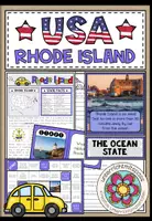 Vorschau - Arbeitsblätter - USA - Rhode Island (Fact Sheets, Worksheets and Games) - Deckblatt