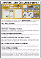 Vorschau - Arbeitsblätter - USA - Rhode Island (Fact Sheets, Worksheets and Games) - Seite 1