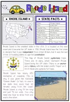 Vorschau - Arbeitsblätter - USA - Rhode Island (Fact Sheets, Worksheets and Games) - Seite 2