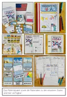 Vorschau - Arbeitsblätter - USA Englischunterricht, Amerika, US States, United States, American Culture, Sights USA, Arbeitsblätter, Lesetexte, Übungen, Wortschatz, Speaking Activities, Unterrichtsmaterial | Klasse 7, 8 - Seite 3